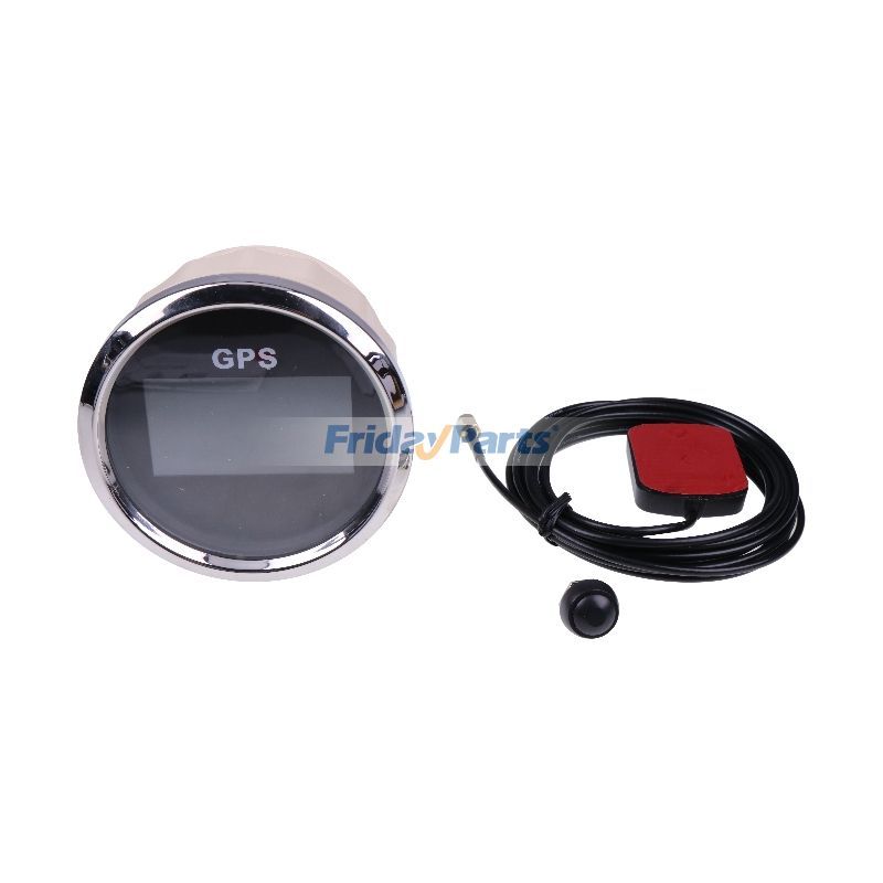 85mm Digitaler GPS-Tachometer LCD-Geschwindigkeitsmesser Kilometerzähler Kurs Überdrehzahlalarm Kilometerstand Einstellbar 7 Hintergrundbeleuchtungfür Marine