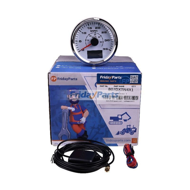 85mm Aftermarket Eling Marine Auto GPS Tachometer Speedo Velometer 0-35MPH 0-55KM/H Kilometerzähler Kilometerstand Hintergrundbeleuchtung