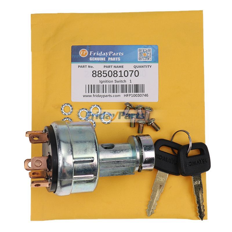 Ignition Switch 885081070 for Komatsu CK20-1 CK35-1 SK04J-2 SK714-5 SK818-5 SK1026-5