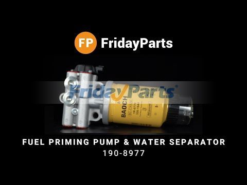 FridayParts Fuel Priming Pump & Water Separatorerpillar CAT 330C 330D 570B 580B 627G 637G 730 770 772
