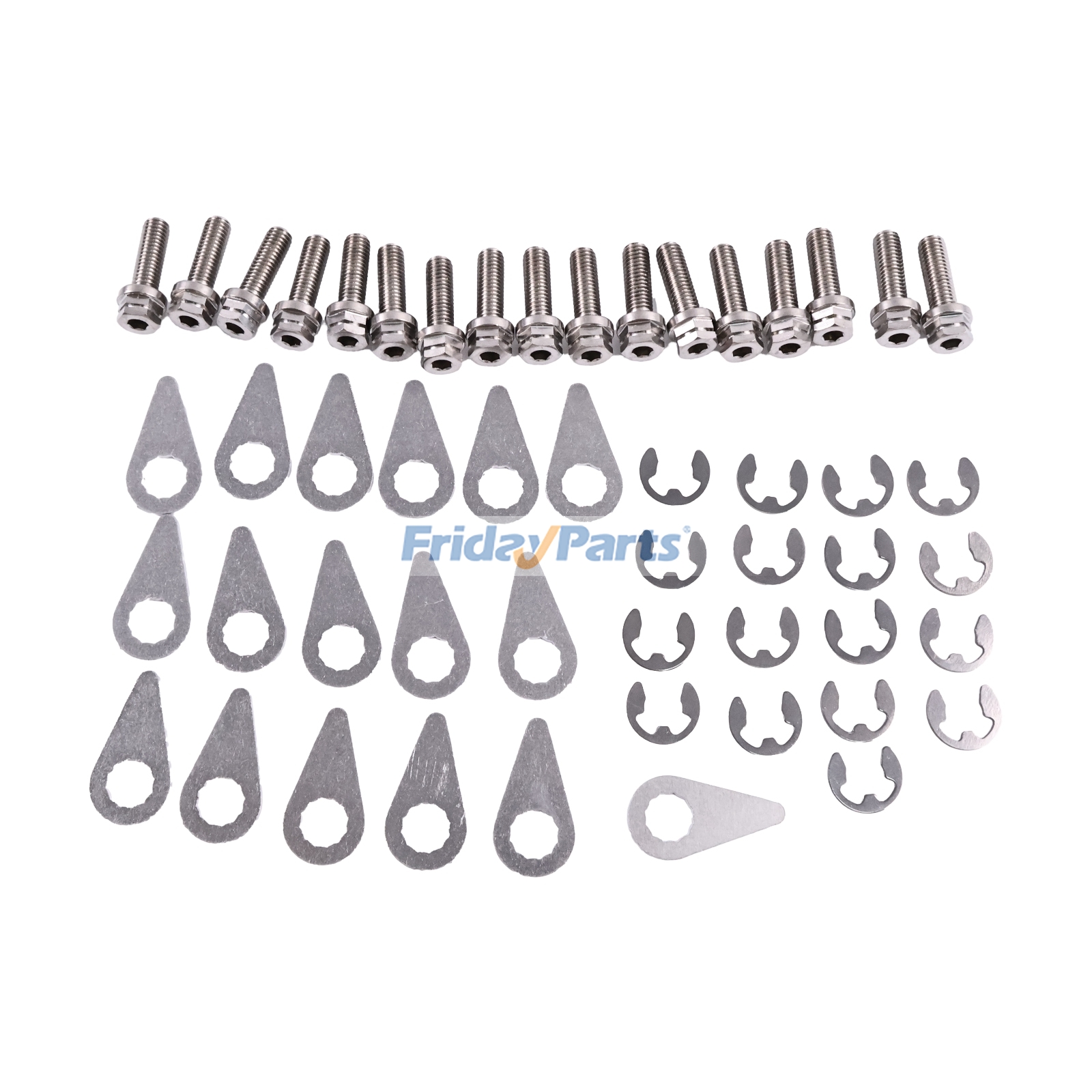 Kit de pernos para colector de escape 8916 para motor Mopar HEMI V8 de 4.7, 5.7 y 6.1 litros. de FridayParts