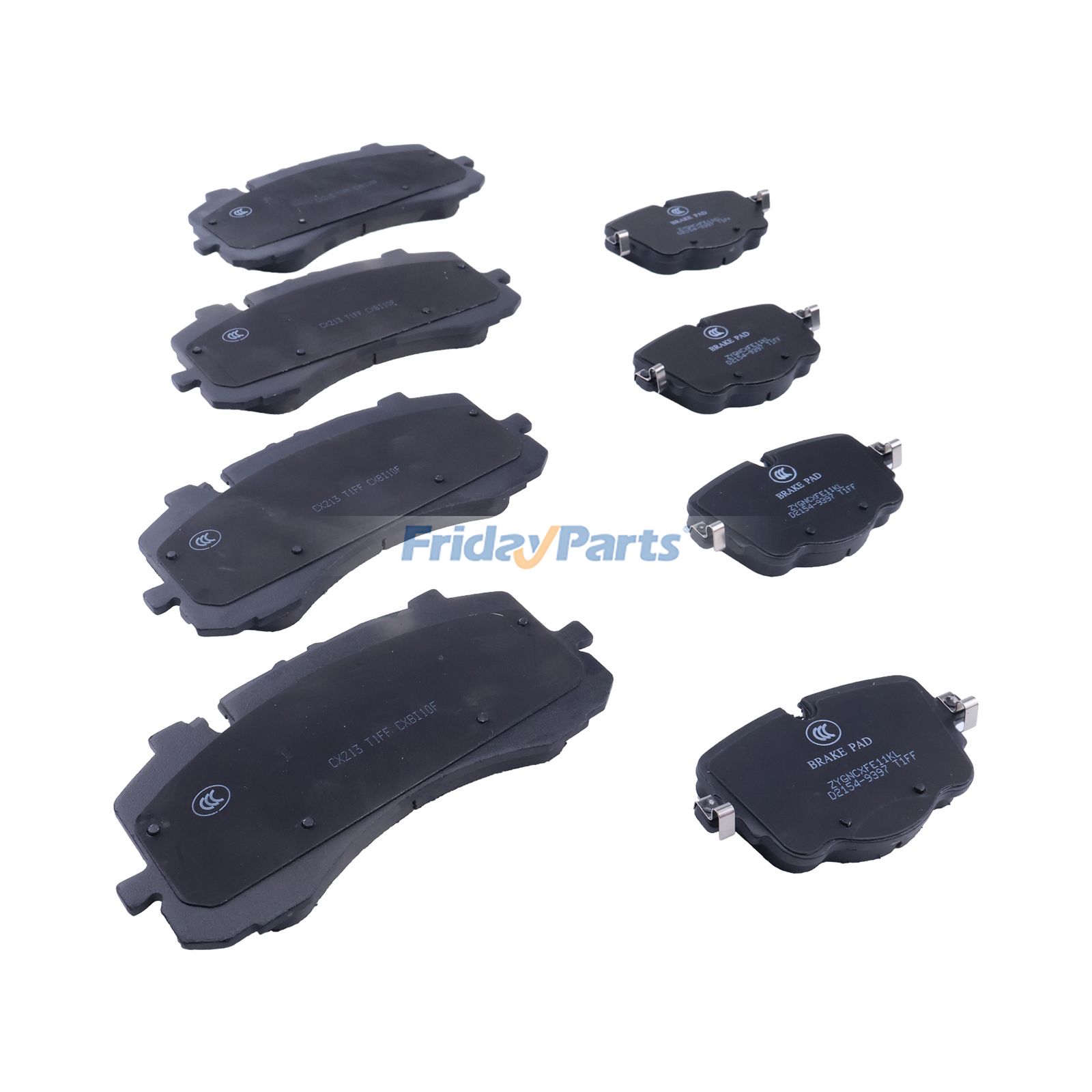 8ピース フロント＆リアブレーキパッド 4M0698451C 4M0698151AK ベントレー ベンテイガ 2017-2023用