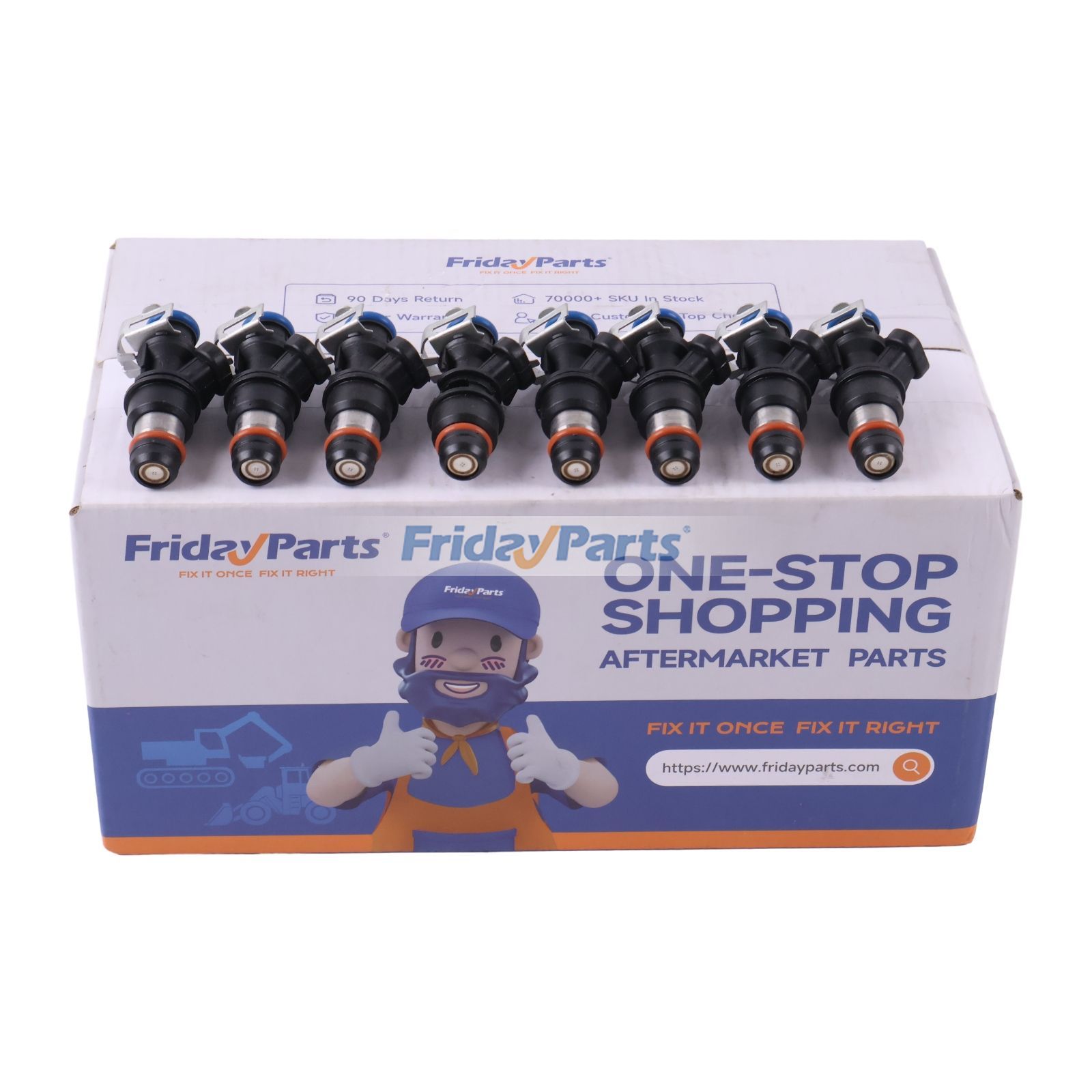 8 Pieces Fuel Injector 25317628 17113698 for Chevrolet Silverado Express GMC Savana Yukon 1999-2006