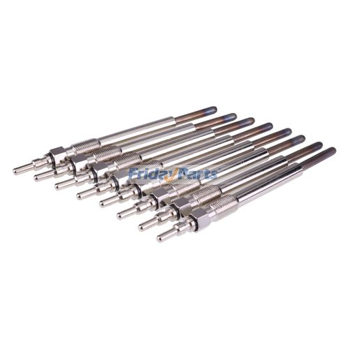 HiSport Glow Plug Set (8 Pcs) For 1988-1994 Ford F250/F350 7.3L IDI Diesel - ZD-9 Type