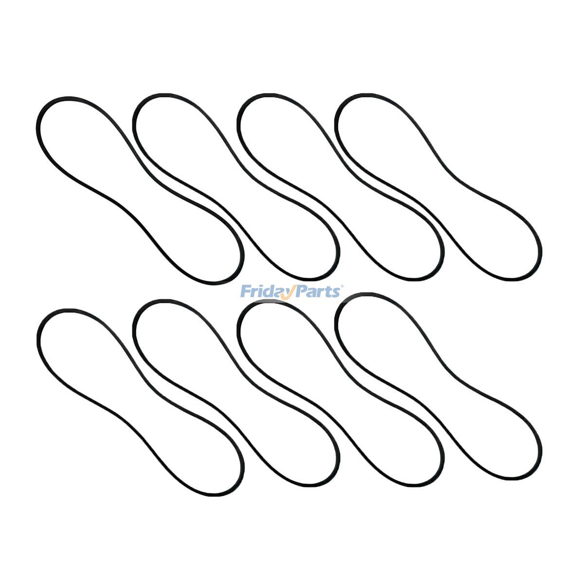 8 Pieces XPZ 2120LW V-Belt 6.2638.0 for Kaeser Air Compressor