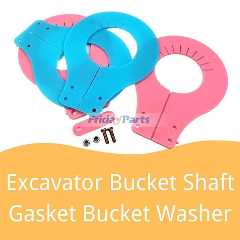 FridayParts 8Pcs 45mm Non-dismantling Bucket Pin Shim Kit for Caterpillar CAT Bobcat John Deere Komatsu Kubota Takeuchi CASE And Skid Steer