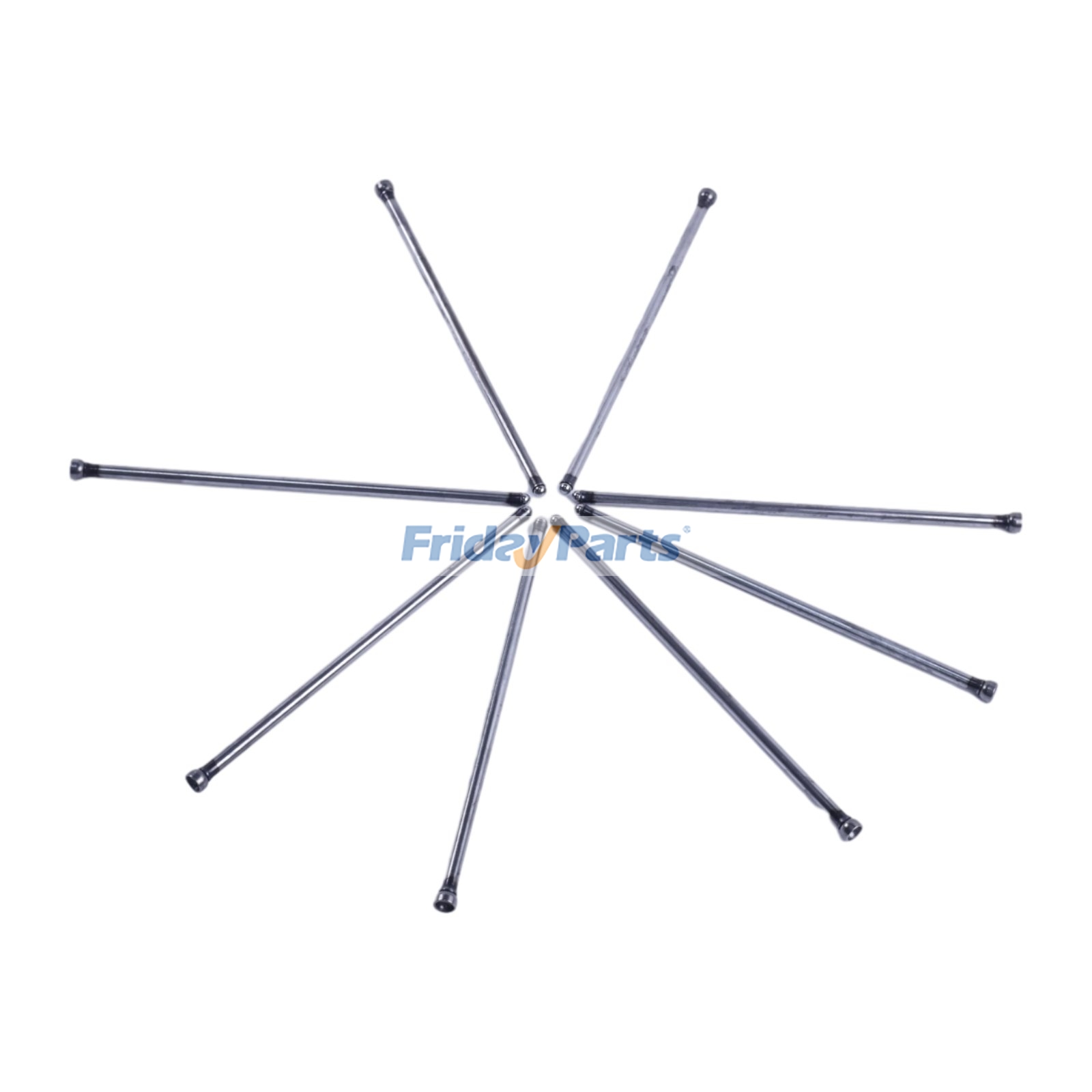 8Pcs Push Rod 154-1248 para Caterpillar CAT Engine 3034 3024C C2.2 3024 C1.1 Carregador 239D 249D 216 226 228 232 242 902 247B 257B Escavadeira 304.5
