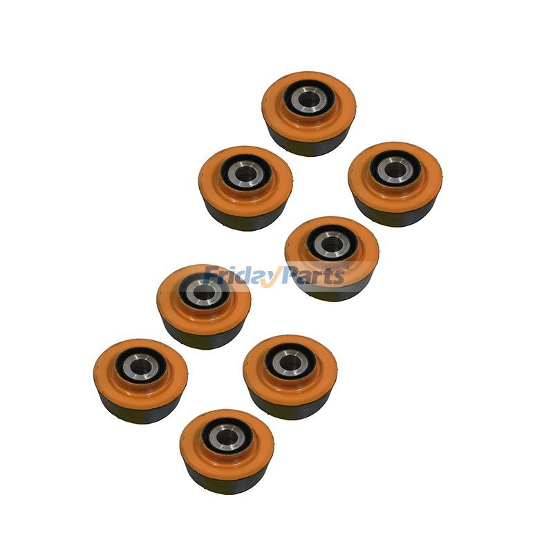 8-teiliges Gummidichtungsset 4715274 für Isuzu 6HK1 John Deere 6068 Motor 2956G 300P 300GLC Bagger