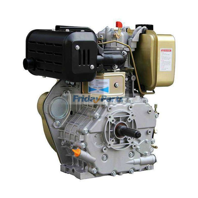 Motor monocilíndrico refrigerado por aire de 9,4 HP y 6,5 KW 186FA para cultivador, tractor, generador, compactador y pulverizador
