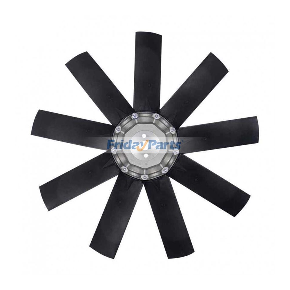 Ventilador de refrigeração de 9 lâminas 75322302 para carregadeira Fiatallis FW160 FW14