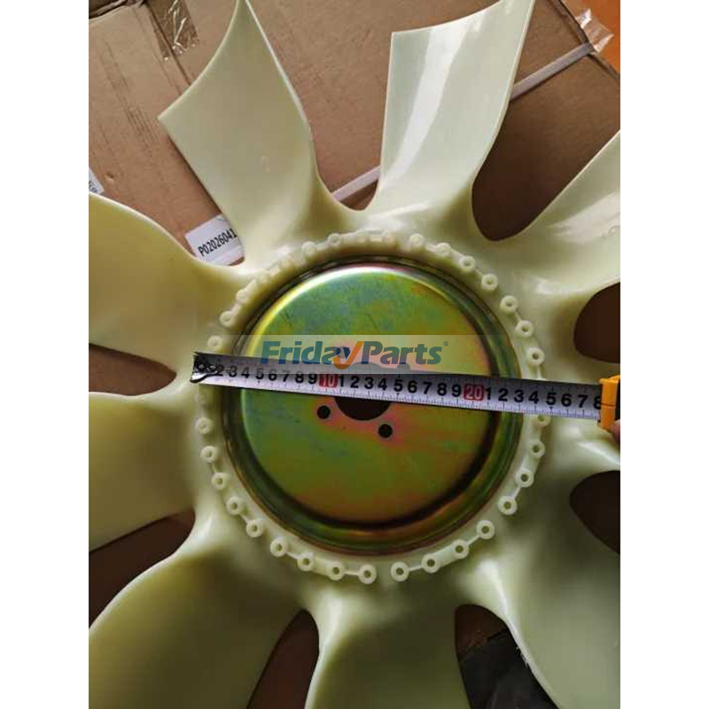 Engine,Excavator 9 Blade Suction Fan Spider