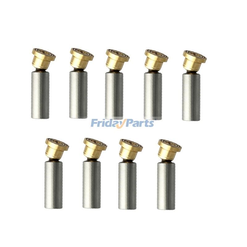 9 pistones de bomba hidráulica 9T-3018 para motores Caterpillar CAT 3304 3126 3054 3176, cargadoras 416 426 428 436 438 y excavadoras D5H y D6M.