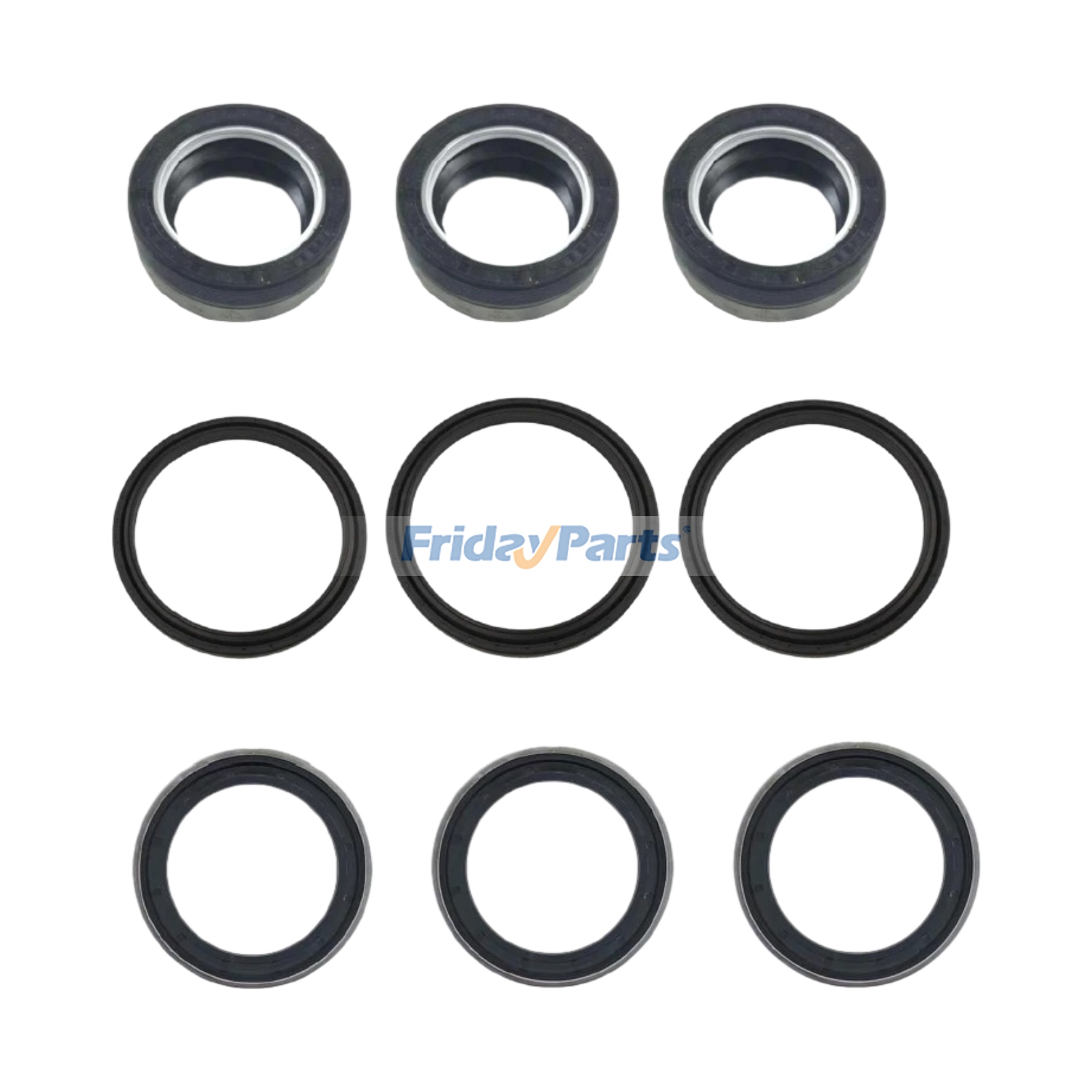 9 sellos L156857 AL159594 AL161384 para motores John Deere 4045 5030 6068 Tractor 5045D 5090M 5303 6130M 6225 6420L