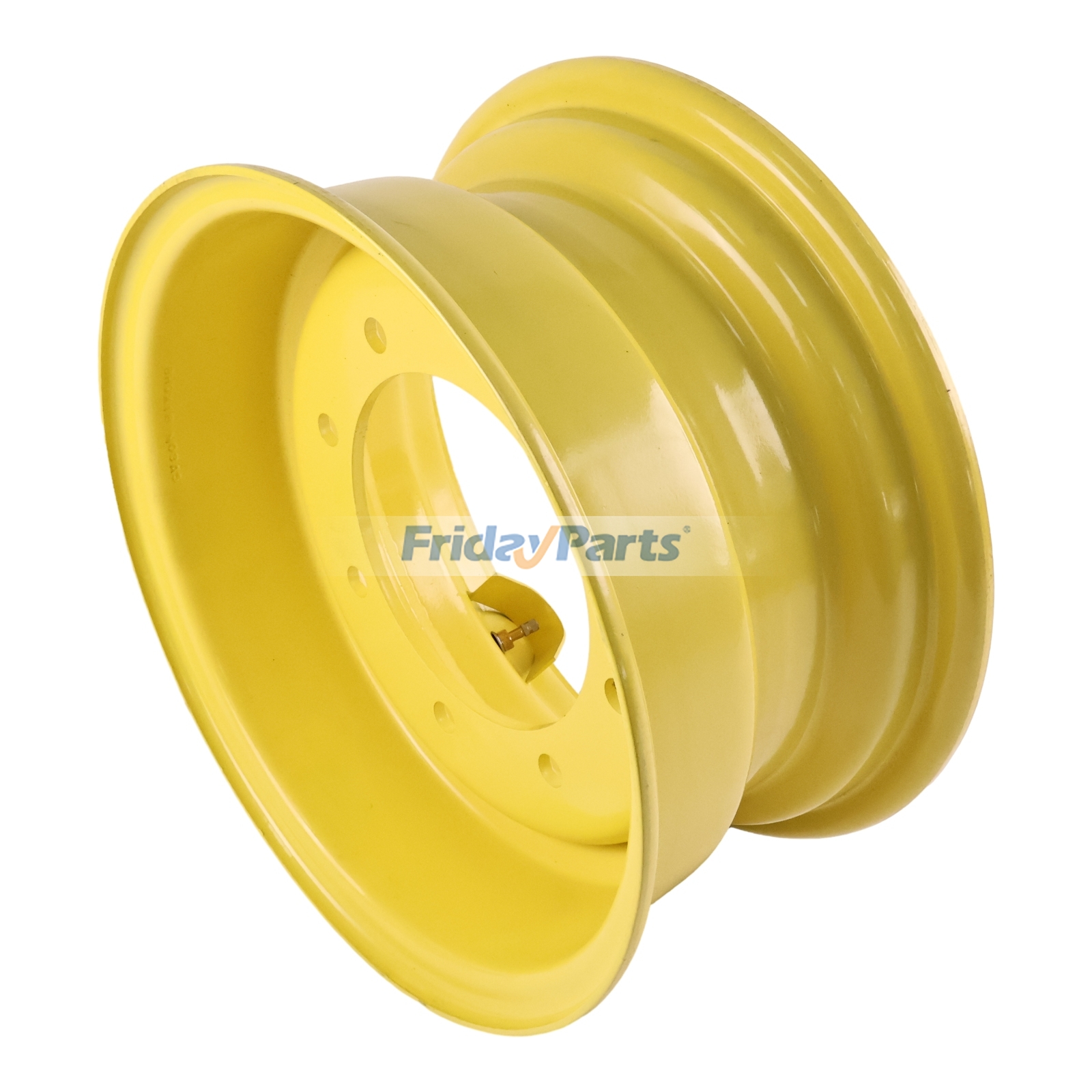9" x 18" 8 Bolt Front Wheel Rim AT309104 for John Deere Engine 4045 Loader 310E 310SE 315SE 315SG 410E 410G Forklift 485E 486E 488E