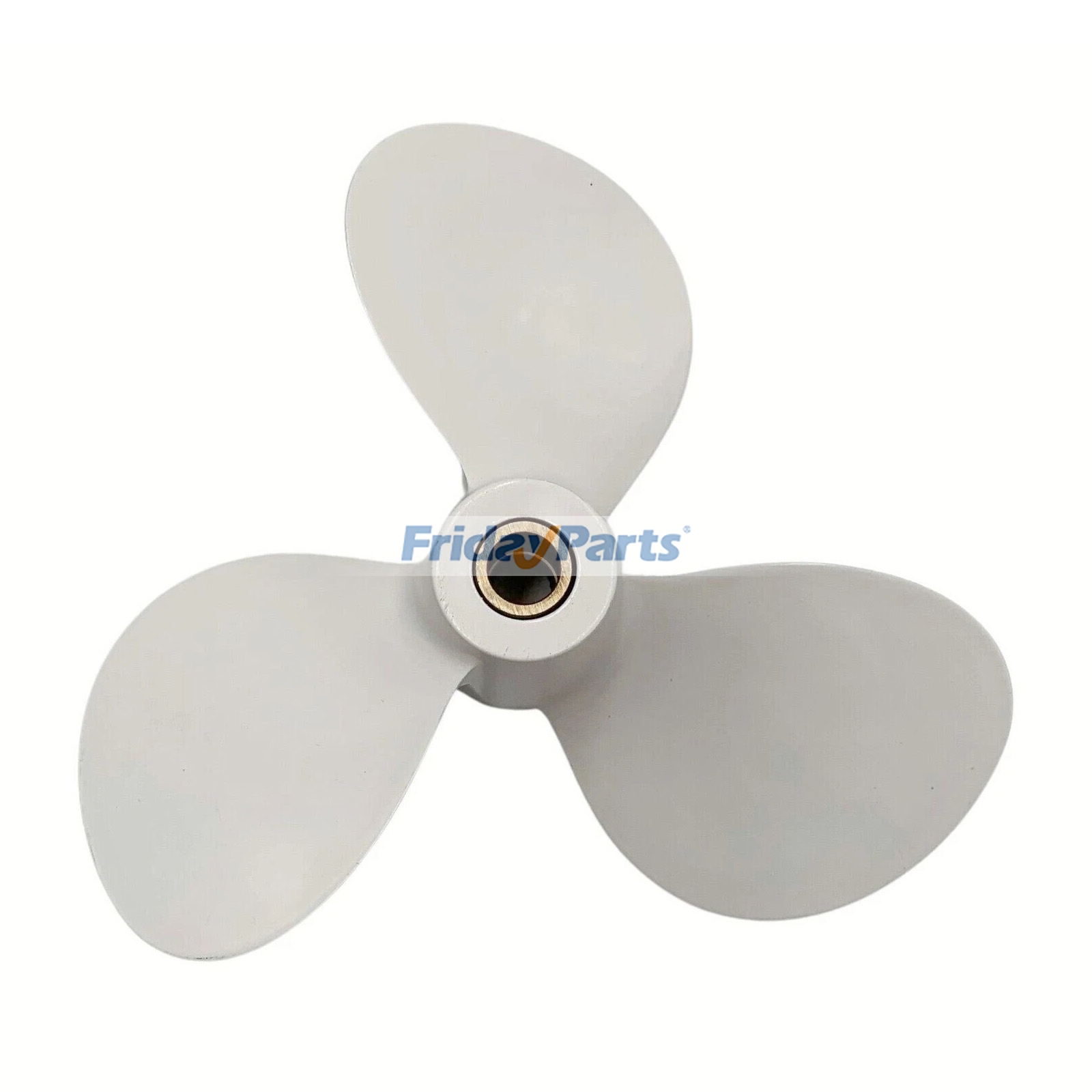 Hélice de alumínio RH de 9 x 7 1/2" para barco, código 655-45943-00-EL, compatível com motores de popa Yamaha de 6 HP e 8 HP (modelos 6A, 6B e 8A).