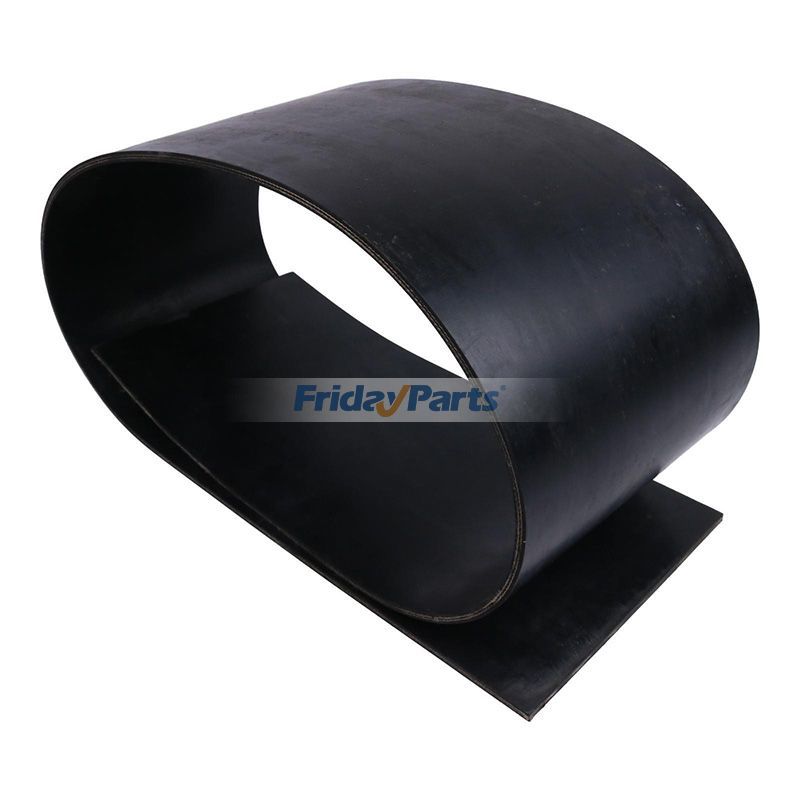 Déflecteur de neige en caoutchouc de 9 po x 72 po pour chasse-neige