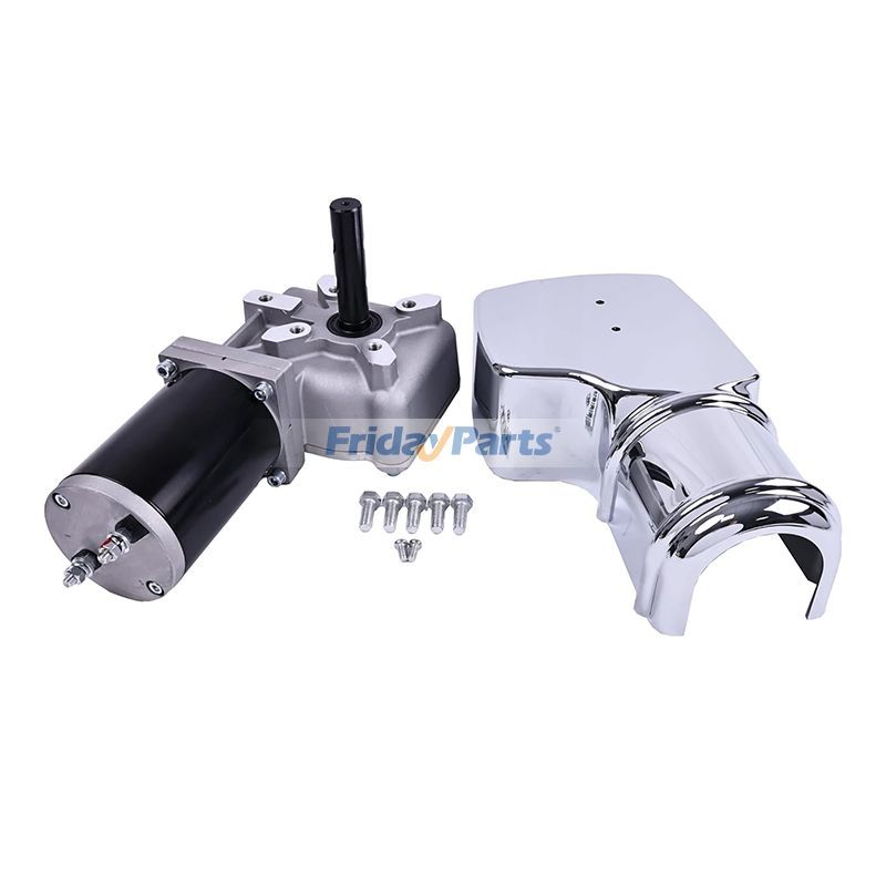 Lona enrollable para camión volquete con motor y cubierta cromada, 90:1, 12 V, 0,8 HP, 600 W, 40 RPM