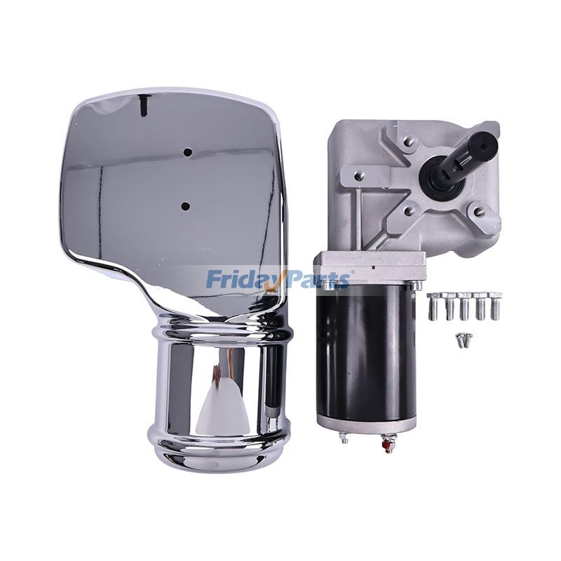 FridayParts Dump Truck Roll Tarp Motor Chrome Cover