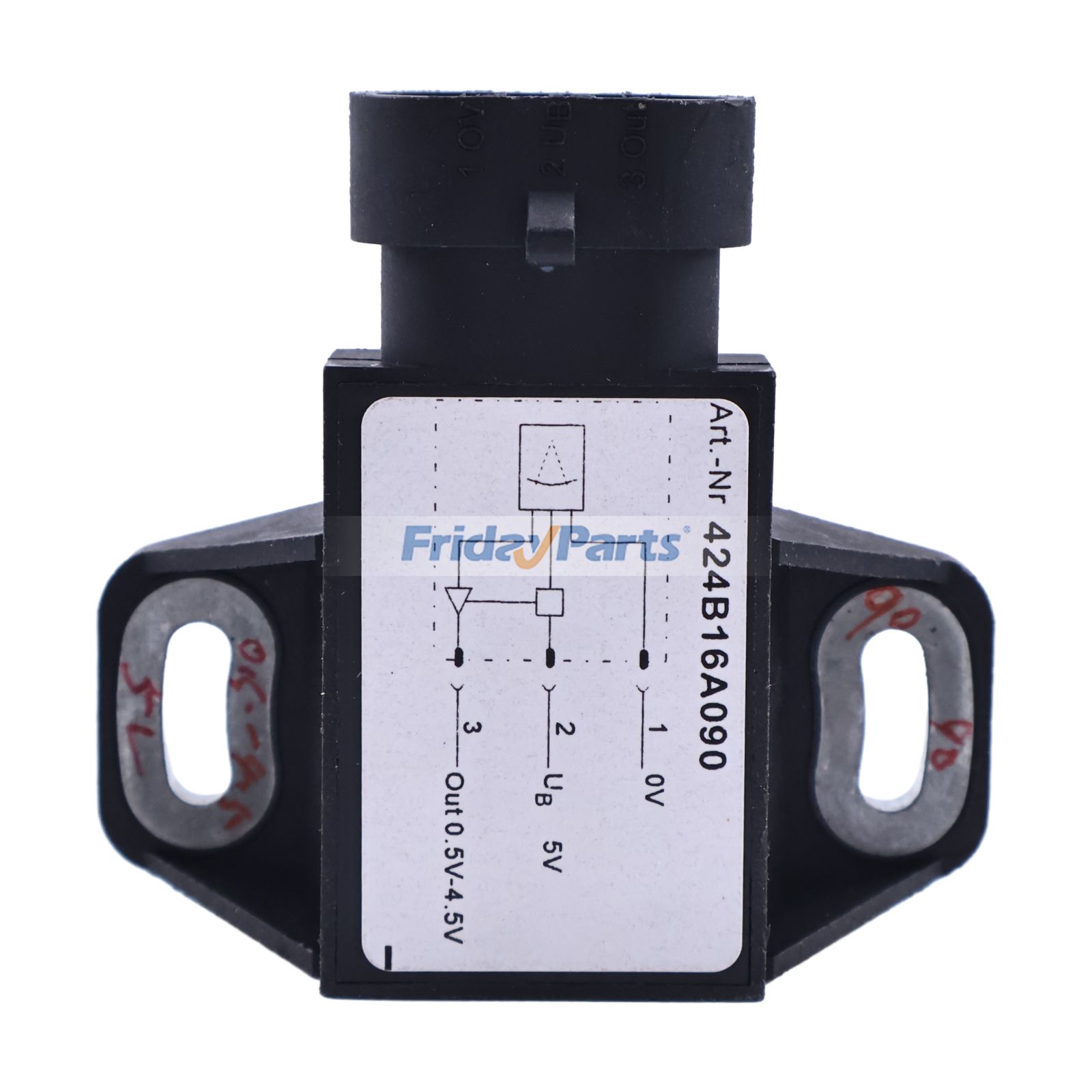 Compra Sensor de posición rotatorio de ángulo antihorario de 90° 424B16A090 71391869 para Elobau Massey Ferguson MF 9540 9560 9690 9795 Fendt 1290 12130 1270 990 en Fridayparts