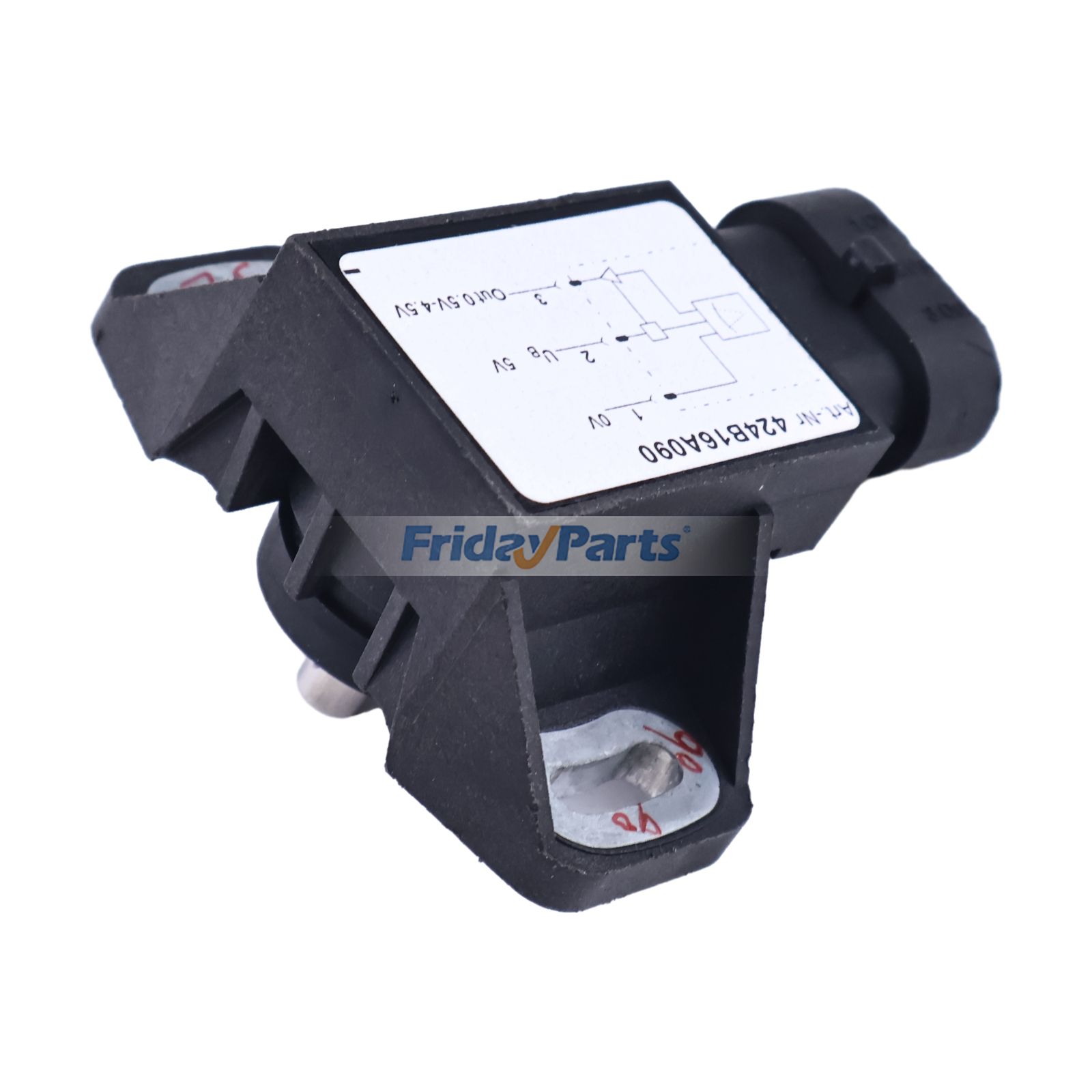 Repuesto Sensor de posición rotatorio de ángulo antihorario de 90° 424B16A090 71391869 para Elobau Massey Ferguson MF 9540 9560 9690 9795 Fendt 1290 12130 1270 990 compatible con Cosechadora Para Massey Ferguson,Para Fendt FridayParts