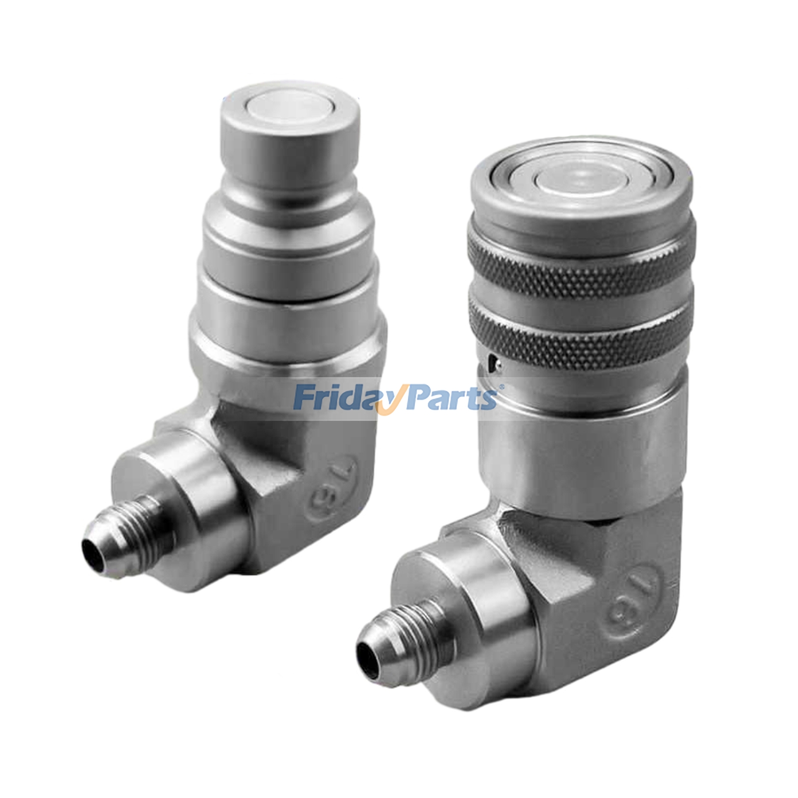 Bobcat除雪機器用90度フラットフェースカプラーアダプターセット 7246782 7246796