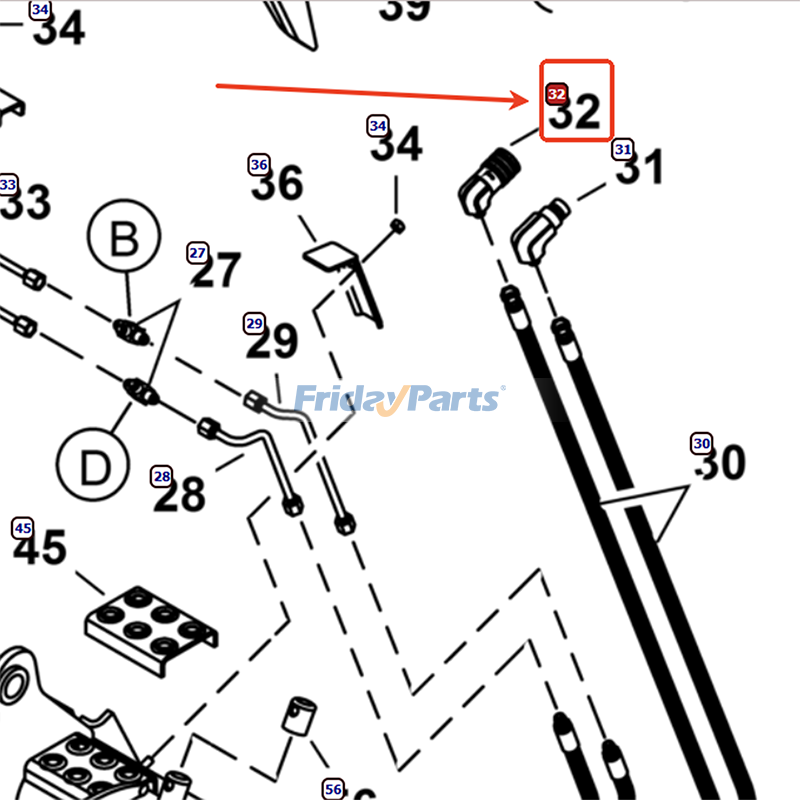 Engate rápido hidráulico fêmea de 90 graus com face plana 7246782 para carregadeira de garra Bobcat para Carregadora ,Equipamento para Neve