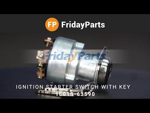 Interruptor de encendido y arranque con 2 llaves 1E013-63590 183827 para motor Kubota D722 D902 V1305 Cortadora de césped tipo saltamontes 721 721D 321D 722D 322D 725D 928D 930D2 428D para Motor,Cortacésped Para Grasshopper FridayParts