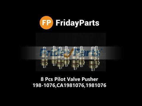 FridayParts 8 Pcs Joystick Pilot Control Plungererpillar CAT