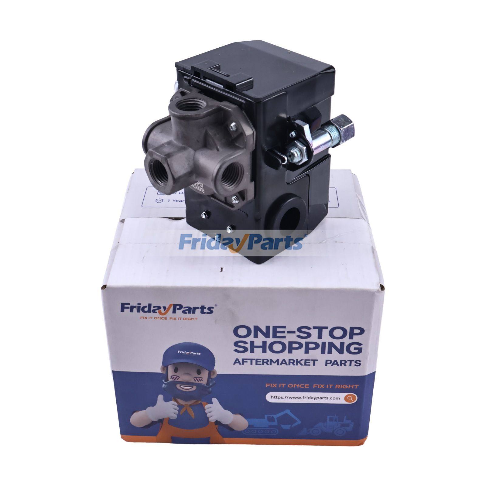 Interruptor de presión de 95-125 PSI 034-0025 para compresor de aire Sanborn