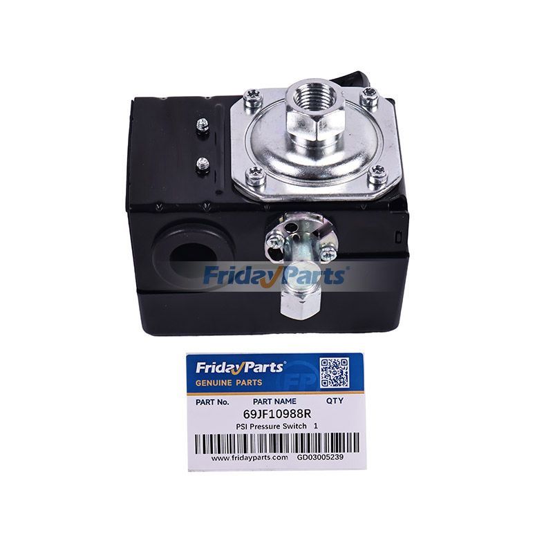 95-125 PSI Pressure Switch 69JF10988R for Furnas Hubbell Air Compressor
