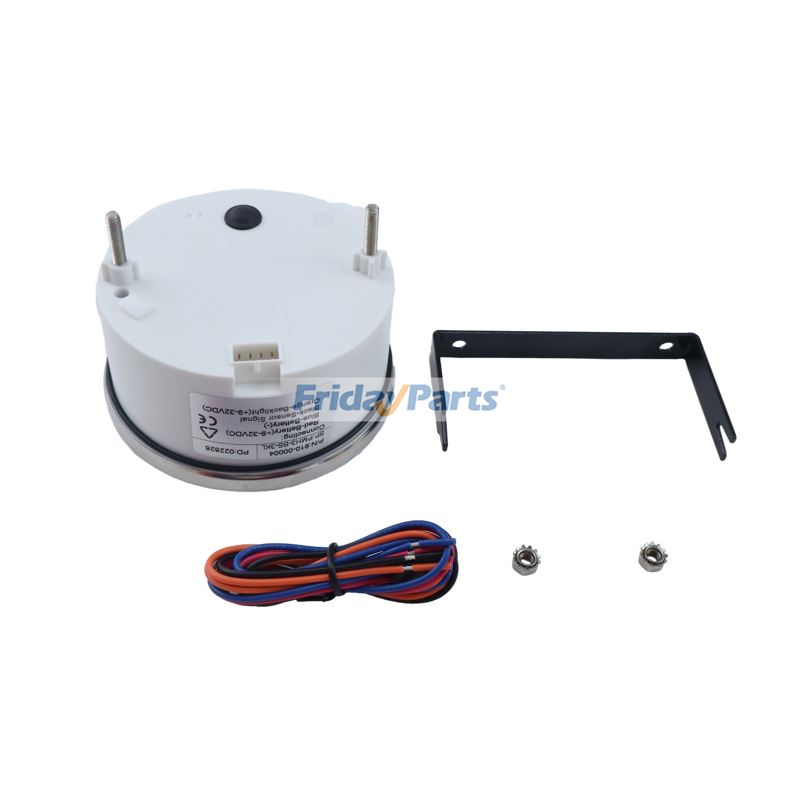 Tacómetro de 9~32 VCC AT302762 para retroexcavadora John Deere 4045 (210C, 300D, 310D, 310SE, 315SE, 315C, 410B, 410C, 510C, 610C, 610B, 710B, 710C, 710D) de FridayParts