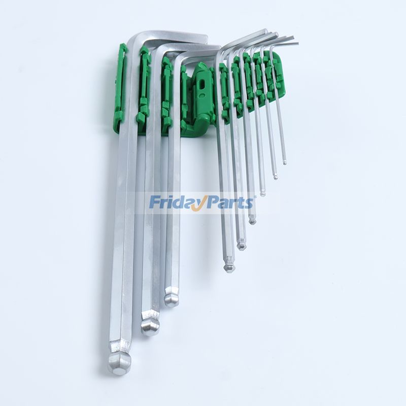 他ブランド用用延長ロングアームL型六角キー六角レンチセット9点