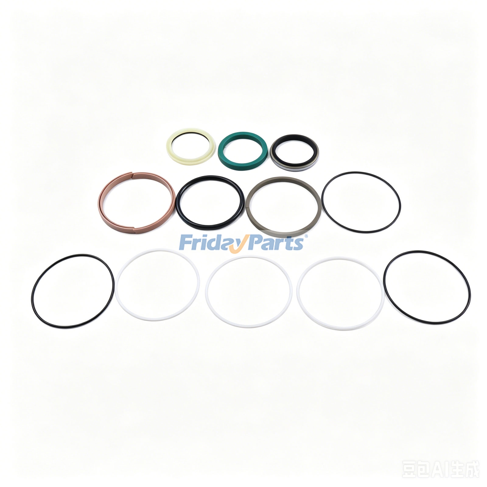 Boom Cylinder Seal Kit 4464984 for Hitachi Excavator ZX70 ZX70-3 ZX75US-3 ZX80LCK ZX85US-3