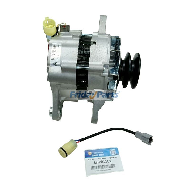 24-V-Lichtmaschine 1-81200530-3 für Isuzu-Motor 4BG1 6BG1 6WG1 Hitachi EX100-5 EX120-5 EX135UR EX200-5 ZX160 ZX180W