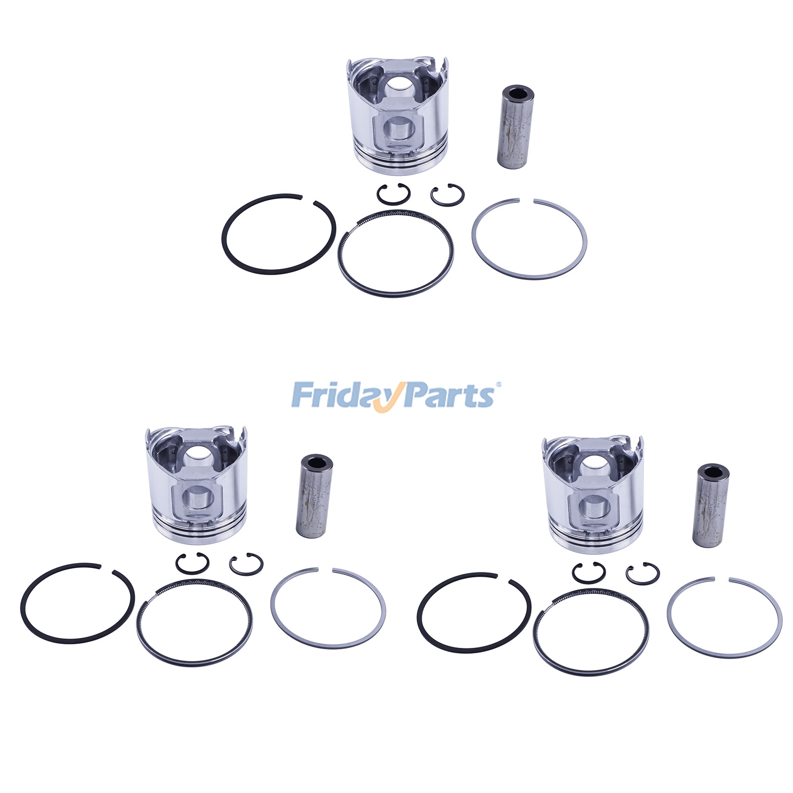 Piston & Piston Ring Set for Engine,Loader,Mower,Other Agricultural Equipment