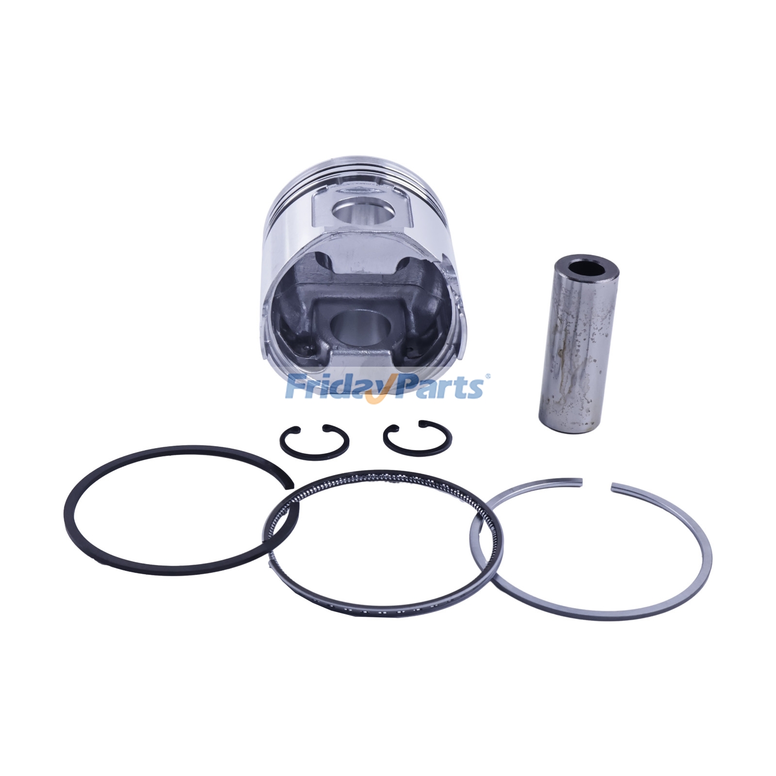 Piston & Piston Ring Set compatible with Engine,Loader,Mower,Other Agricultural Equipment