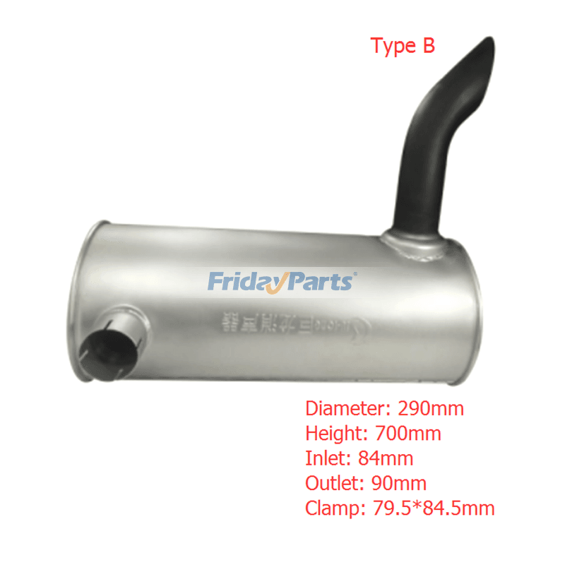 Excavator Muffler Silencer