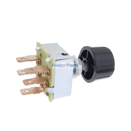 Rotary A/C3 Speed Blower Switch Universal Type W/ 'Fan' Knob 35702 SW1000C