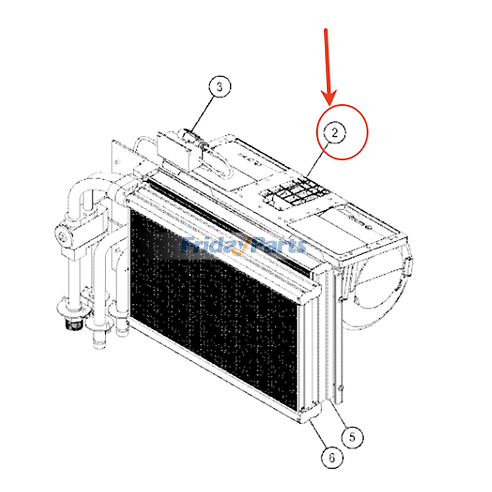 A/C Blower for Loader