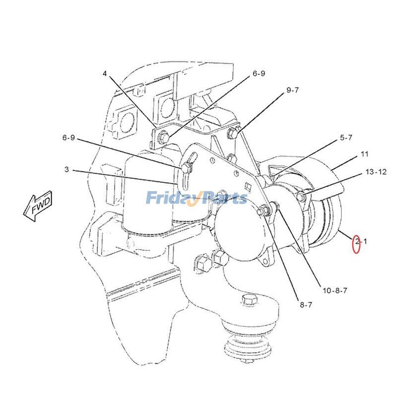 SD7H15 A/C Compressorerpillar CAT For CAT Engine,Loader,Tractor,Others
