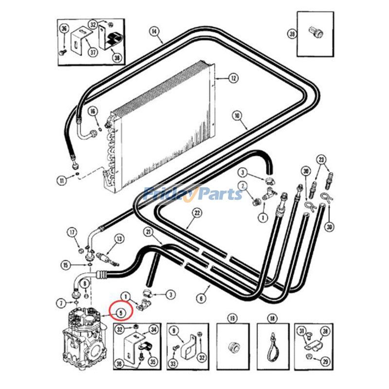 A/C Compressor for Tractor,Others