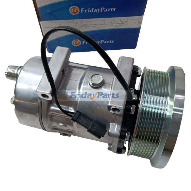 SD7H15 A/C Compressor 178-9570 for Caterpillar CAT Tractor D3K D4K D5K Telehandler TH220B TH330B TH340B TH350B TH355B TH460B TH560B TH580B Compactor CB-44B CB-54B CB-64B CB-66B CB-68B CB10 CB13 CB15 CB16 CB7 