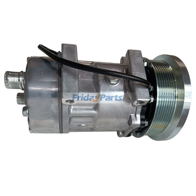 SD7H15 A/C Compressor 178-9570 for Caterpillar CAT Tractor D3K D4K D5K Telehandler TH220B TH330B TH340B TH350B TH355B TH460B TH560B TH580B Compactor CB-44B CB-54B CB-64B CB-66B CB-68B CB10 CB13 CB15 CB16 CB7  for less