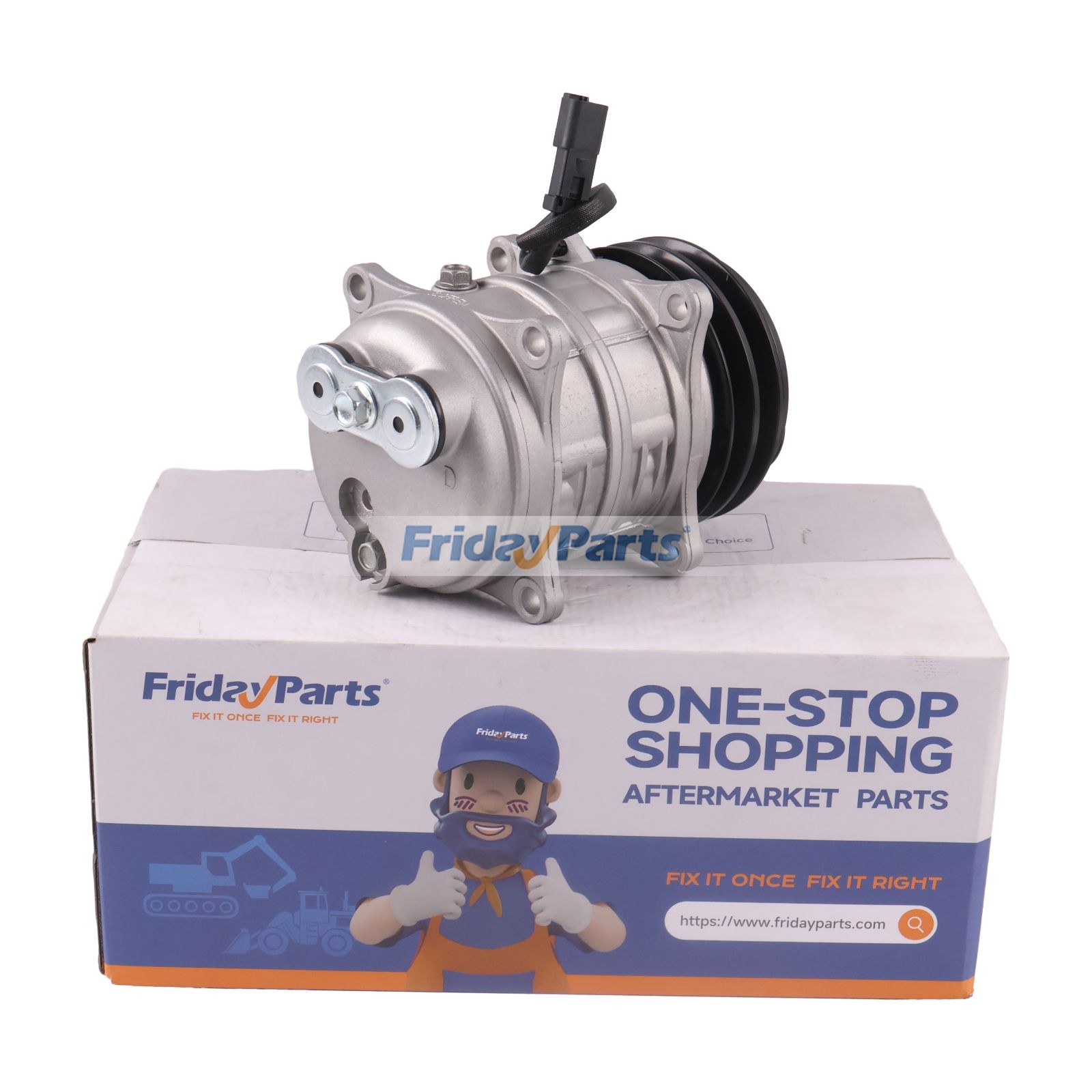 A/C Compressor 276-9875 258-2468 for Caterpillar CAT 226D 232D 239D 246C 256C 262C 272C 277C 279C 287C 289C 297C 299C