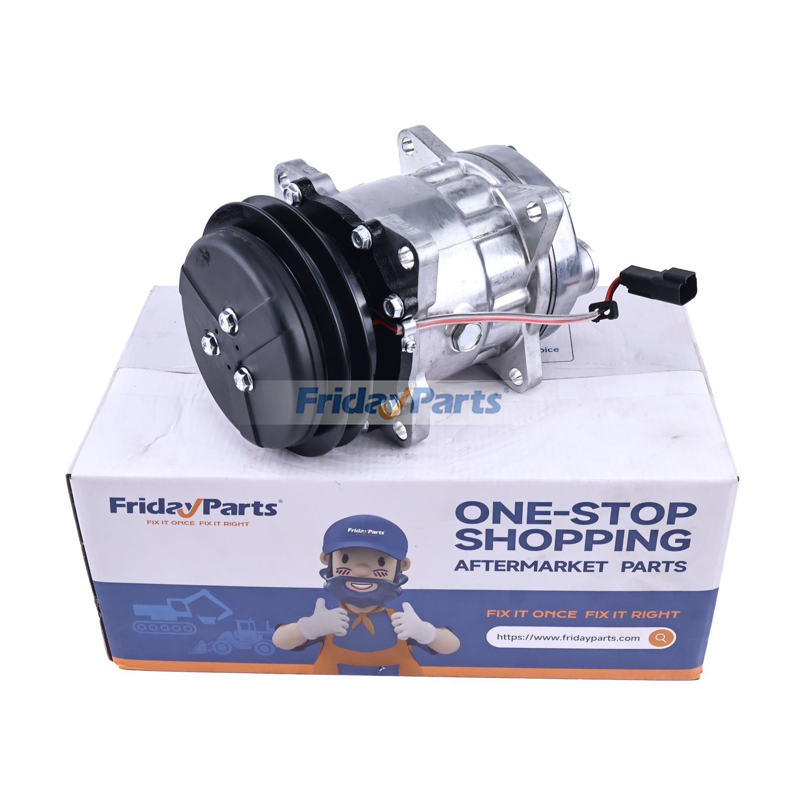 A/C Compressor 315-6547 for Caterpillar CAT 906H 906K 906M 907H 907K 907M 908H 908K 908M 910K 914K