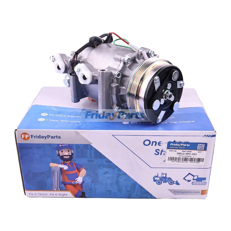 A/C Compressor 38810-RP3-A01 for Honda Fit L4 1.5L 2009 2010 2011 2012 2013