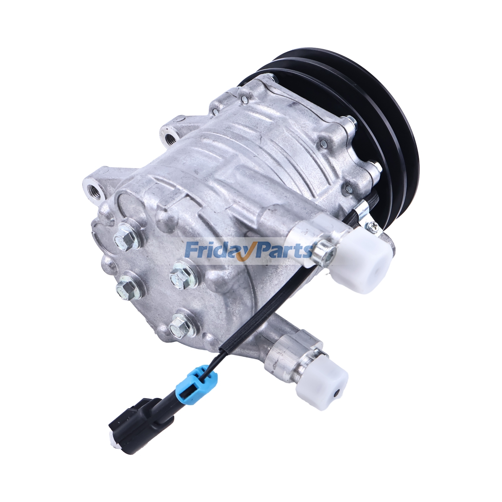 Kompresor klimatyzacji TM08HD 12 V 6733655 do koparki Bobcat 331, 334, 337, 341, ładowarki 773, 863, 864, 873, 883, 963 A220, A300, S150, S175, S185, S220, S300, T180, T250, T300, T320