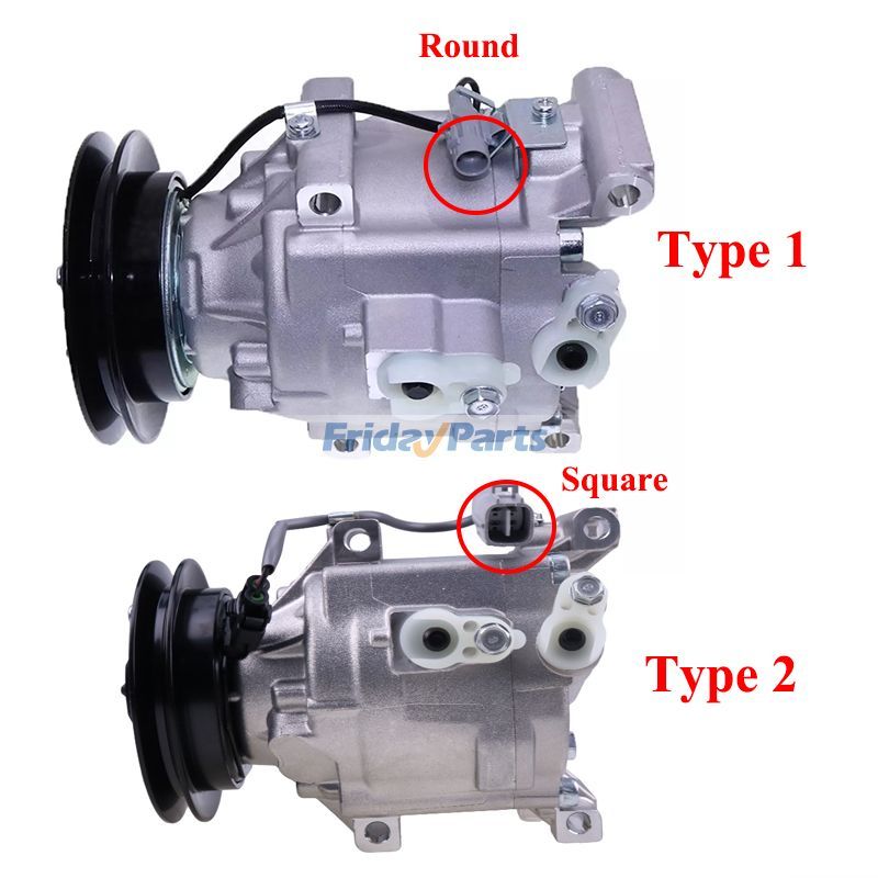 A/C Compressor & Receiver Drier M105 M105S M95SD M108 M4900 M5700 M6800 M8200 L3240 L3940 L4630 for Sport UTV/ATV,Tractor