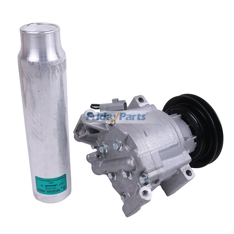 FridayParts A/C Compressor & Receiver Drier M105 M105S M95SD M108 M4900 M5700 M6800 M8200 L3240 L3940 L4630