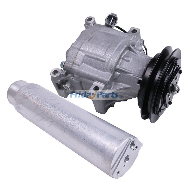 A/C Compressor & Receiver Drier M105 M105S M95SD M108 M4900 M5700 M6800 M8200 L3240 L3940 L4630 For KUBOTA Sport UTV/ATV,Tractor
